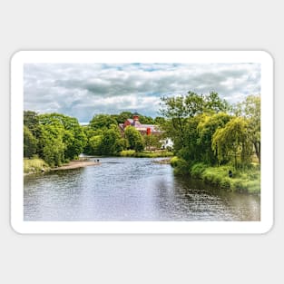 The River Derwent At Cockermouth Sticker